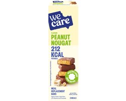 WeCare Meal Replacement Bars Peanut Nougat - 3 x 116 gr - Voordeelverpakking