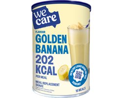 WeCare Meal Replacement Shake Golden Banana - 6 x 436 gr - Voordeelverpakking