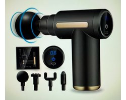 Massage Gun - Professioneel Massage Apparaat - Mini Massage Pistool - Inclusief 4 Opzetstukken