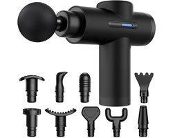 Squago Massage Gun professioneel - 32 standen - 10 opzetstukken - Compact massage Apparaat - Massage Pistool - Massagegun