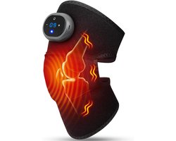 3 In 1 Knie Massage Apparaat - 5 Verwarmingsstanden en 3 Massagestanden - Kniemassage Apparaat - Knie Massager - Alternatief Kniebrace - Zwart
