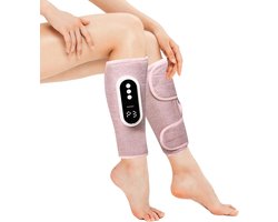 Beenmassage apparaat - Draadloos Beenmassageapparaat - Elektrisch Kuitmassageapparaat met Airbag - Oplaadbaar - Spierontspanning & Bloedcirculatie - Voor Thuisgebruik - Rose - Enkele verpakking