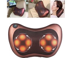 Borvat®| Shiatsu Massage Kussen - Elektrisch Nek en Rug Apparaat - met Warmte infrarood Functie