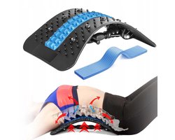 Cervicale massager - Rugstretcher - 0°-60° verstelbare hoek - Ergonomisch ontwerp - Geschikt voor hernia, ischias, scoliose en lumbale rekoefeningen