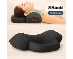 De 3-In-1 Nekmassager Neck - Massage Apparaat - Massageapparaten - Rug & Nek - Massagekussen - Met Warmte functie - Nekmassage Apparaat - Massage Kussen 3 standen