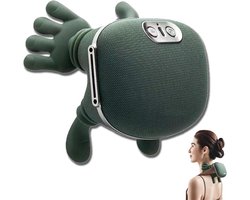 Draadloos 4D Shiatsu Massageapparaat - Verwarmd Nek- en Rugmassagekussen met Diepe Weefselmassage