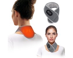 Draadloos verwarmingskussen voor schouder en nek – Oplaadbaar, draagbaar en snel verwarmend