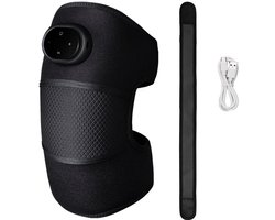 Elektrische Kniemassager met Verwarming – Verwarmde Kniebrace met Instelbare Massagestanden – Oplaadbare Knieverwarmer voor Comfort van de Gewrichten
