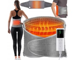 Elektrische Warmtemat - Verwarmde Rug- en Nekmassage Mat (129x30cm) - Verlicht Spierpijn en Stijfheid - Ook te Gebruiken als Elektrisch Kussen