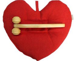 Emendo - Hartvormig  Tarwe kussen + Massage roller