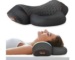 GinnComm Shiatsu Massagekussen – Warmte & Meerdere Massage­standen – USB Powered – Nek & Schouders