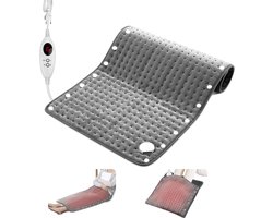 Grote Nek- en Rugwarmer met 6 Warmtestanden - Ergonomisch Verwarmingskussen voor Thuis en Kantoor