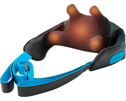 HoMedics Draadloze Massagekussen - Nekmassage - Kalmerende Warmte - Diepe Massage - Schoudermassage - USB C - NMS275H