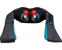 HoMedics Shiatsu Massagekussen met Warmte - 3 Snelheidsinstellingen - Nekmassage - Schoudermassage - USB C Oplaadbaar - NMS50H