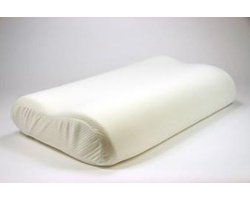 Hoofdkussen nekcomfort traagschuim visco 60 x 35 x 11/13 cm