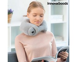InnovaGoods® Nekmassagekussen, trillingsmassage in de halswervelstreek diep en ontspannend, massageapparaat met instelbare intensiteit, massageapparaat voor het verlichten van rust, ontspanning en