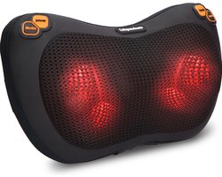 Lifeproducts Shiatsu Massagekussen - Elektrisch Nekmassage Apparaat - Massage Apparaten - Nek en Schouder Massage Apparaat - Massageapparaten met Infrarood Verwarming