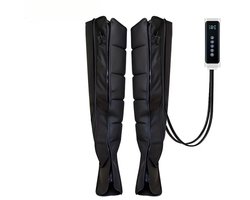 Luchtcompressie Beenmassage Apparaat – Beenmassage Bloedcirculatie - Air Compression Leg Massager Boots – Pressotherapie voor Benen & Kuiten – Stimuleert Bloedsomloop & Lymfedrainage – Met Afstandsbediening – Geschikt voor Thuis, Sport & Herstel