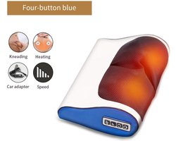 Massage kussen - Massage nek - Arm/benen/voeten - Infrarood - 2 standen - timer 15 min