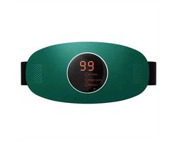 Massageapparaat voor Buik, Heup en Benen – Draadloze Massagegordel met 99 Trilstanden – Oplaadbare Massageband voor Vrouwen – Comfortabel Massagekussen Effect - Groen