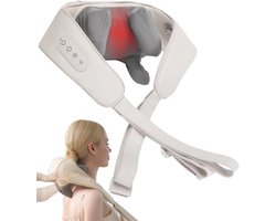 Massageapparaten - Cervicale massager voor diepweefselpijnverlichting, elektrisch met instelbare druk en verwarming, geschikt voor mensen die langdurig bukken, ideale cadeau, geschikt voor dagelijks gebruik