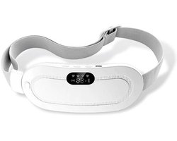 Massageapparaten - Menstruatie warmteband - Massage - Pijnverlichting - Massagekussen - Verwarmde Menstruatieband - Verwarmingskussen - Elektrisch Apparaat - Rug - Buik - 3 Warmte standen - Triltechnologie - Vibratie - Wit