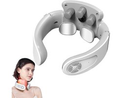 Massageapparaten - Nekmassageapparaat, intelligente draadloze nekmassager, thermotherapie, precisiemassage voor thuis en bureau, geschikt voor nekontspanning