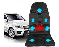Massagekussen - Autostoel massagekussen - Auto massage kussen - 7 massage motoren - 8 functies - Verwarming - 3 intensiteitsstanden - Geschikt voor auto en huis