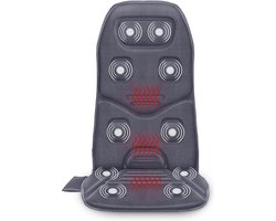 Massagestoelkussen met warmte en 10 vibratiemotoren voor rugmassage