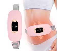 Menstruatie Warmteband - Menstruatieband - Massagekussen - Effectieve Pijnverlichting - Trilfunctie - 3 Warmtestanden - Massagekussen - Warmtekussen - Oplaadbaar