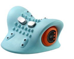 Mercadome® Nekkussen - Warmtekussen nek - EMS nekmassage - 3 standen - Elektrische spierstimulatie - Oplaadbaar - Ergonomisch - Blauw