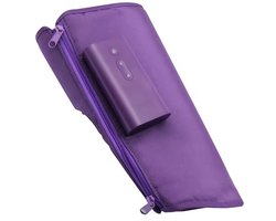 Multifunctionele beenmassager, drie verwarmingsstanden, ontspant de spieren, 3 massagestanden, paars.