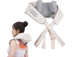 Nek- en schoudermassageapparaat met warmte | Diepe weefselmassage voor spierontspanning