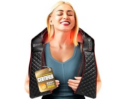 Nek- en schoudermassageapparaat met warmtemassage voor ontspanning en pijnverlichting