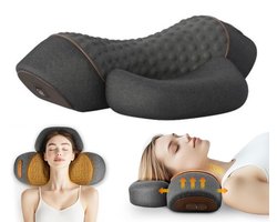 Nek massage apparaat - De 3-In-1 Nekmassager Neck - Massage Apparaat - Massageapparaten - Rug & Nek - Massagekussen - Nekmassage Apparaat - Zeniaflow Massage Kussen
