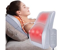 Nekmassageapparaat met Warmtefunctie voor Rug- en Schoudermassage