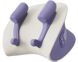 Oplaadbaar nekmassage kussen - Ergonomisch 6D nek- en schouder massageapparaat voor rug, taille en armen - Elektrisch knedend massagekussen