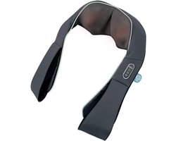 Oplaadbare Shiatsu Nek- en Schoudermassager met Warmtefunctie - Draadloos en Krachtig