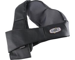 Orange Care Shiatsu Neck Massager, nekmassagekussen met 4 draaiende massagekoppen en warmtefunctie – drukpuntenmassage, elektrisch,