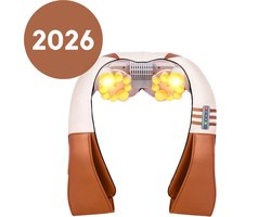 Rolu Nekmassage Apparaat – Massagekussen – Nek Massage – Shiatsu Massagekussen Verwarmd – Rug – Nek – Schouders – Armen – 12V