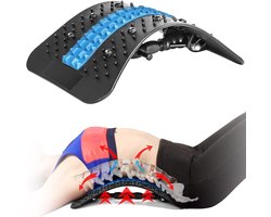 Rugstrekker - Rugmassageapparaat - Bevordert De Strekking Van De Onderrug - met Massagepunten - Geschikt Voor Hernia's, Scoliose en Ischias