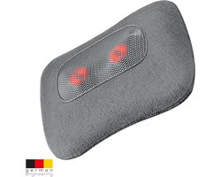 Sanitas SMG 141 Shiatsu Massageapparaat - Massagekussen – Nek, Schouders, Rug & Benen – 4 Massagekoppen – Infrarood Warmte – Wasbare hoes – 2 Jaar Garantie