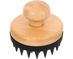 Shampooborstel - siliconen shampooborstel - hoofdmassage - schone hoofdhuid - shampooborstel - zachte siliconen tanden - shampookam - 1 stuk
