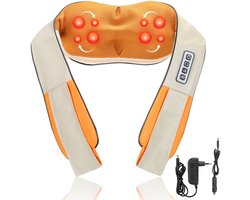 Shiatsu Massage kussen - Elektrisch Nekmassage Apparaat - Infrarood - Nek en Schouder Massage Apparaat - Massage Apparaten