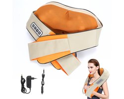 Shiatsu Massage kussen Shiatsu-massageapparaat voor de nek 3D-rotatie Nekmassage Voetverwarming Auto