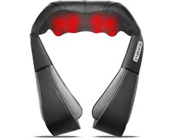 Shiatsu massageapparaat voor nek en rug met warmtefunctie – diepteweefselmassage voor ontspanning en pijnverlichting