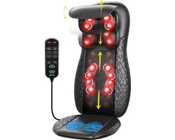 Shiatsu Massagekussen - Massagestoel - Elektrische - Voor Rug en Nek - Ideaal Cadeau voor Vrouwen en Mannen