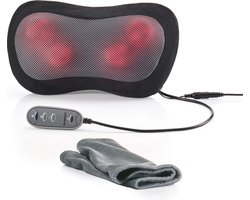 Silvercrest Shiatsu Nek Massageapparaat - massagekussen - 14.4W - 5 Draaiende Massagekoppen - Voor de nek en de benen