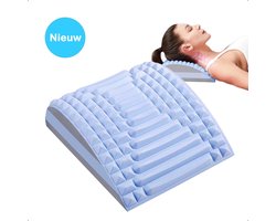 Spinepal Rugstrekker - Nekstretcher - Rugstretcher - Rugkussen - Rug En Nek - Stretcher - Massageapparaat - Back - Massage - Rugmassage - Rugpijn Verlichten - Spine Pal - Voor Rug De TV - Blauw