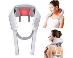 Stemap® Nek massage apparaat | Draadloos | Massagekussen | Nek en Schouders | Multifunctioneel Massage Apparaat | Infrarood